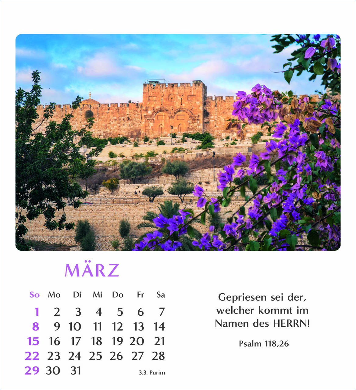 Geliebtes Israel Tischkalender 2026