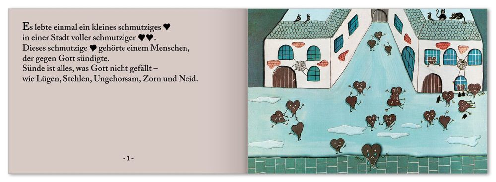 Das kleine Herz -  Autor: Susanne Margreiter-McQuie 1. Auflage (26,5 x 18,3 x 0,3 cm)