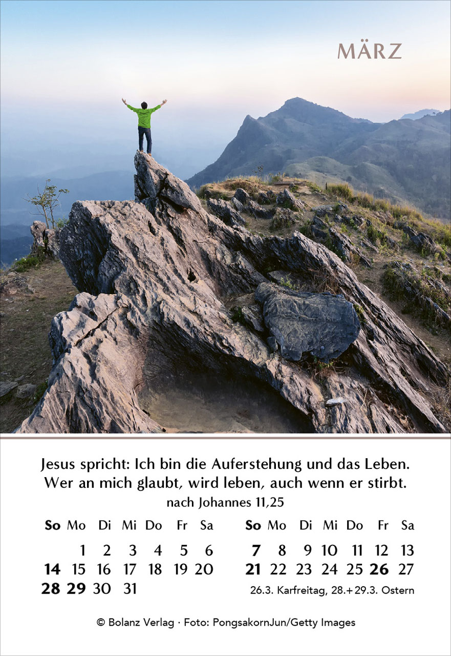 Ein Jahr der Hoffnung 2027 – Minikalender