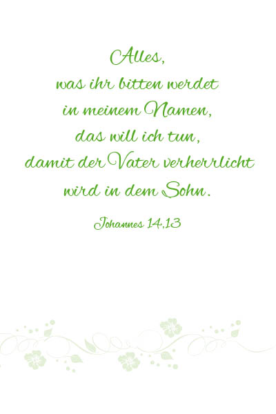 Gebetsheft Rufe mich an