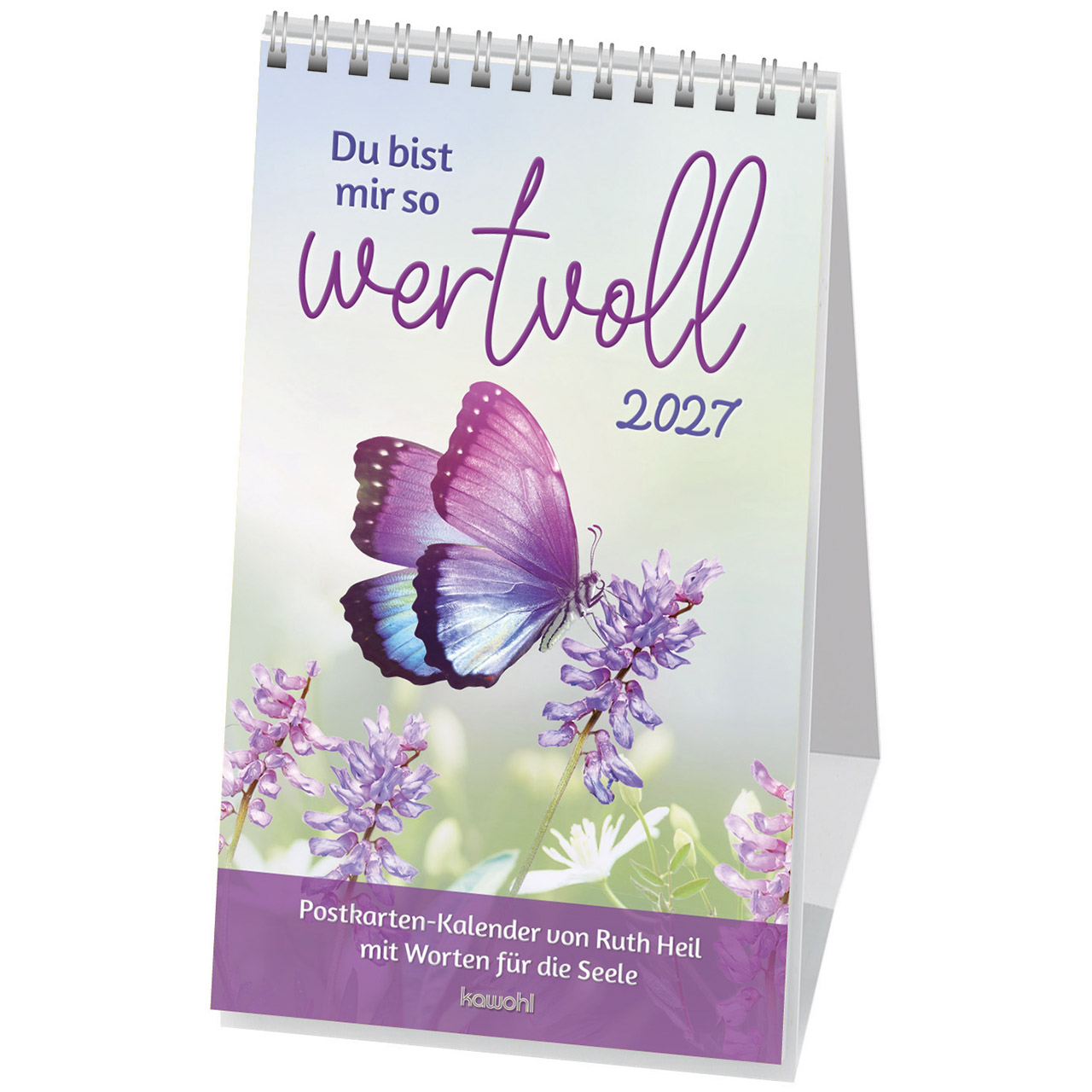 Du bist mir so wertvoll 2027 -  (12 x 21 x 0,1 cm)