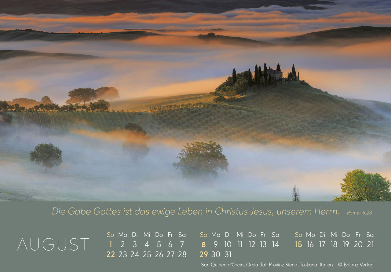 Ewigkeit in Herzen 2027 – Panoramakalender
