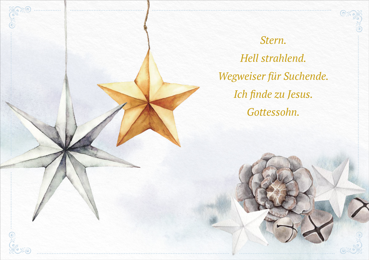 Grußheft Weihnachtsfreude -  Anlass: Weihnachten Autor: Seraphine Dietrich (10,5 x 14,8 cm)