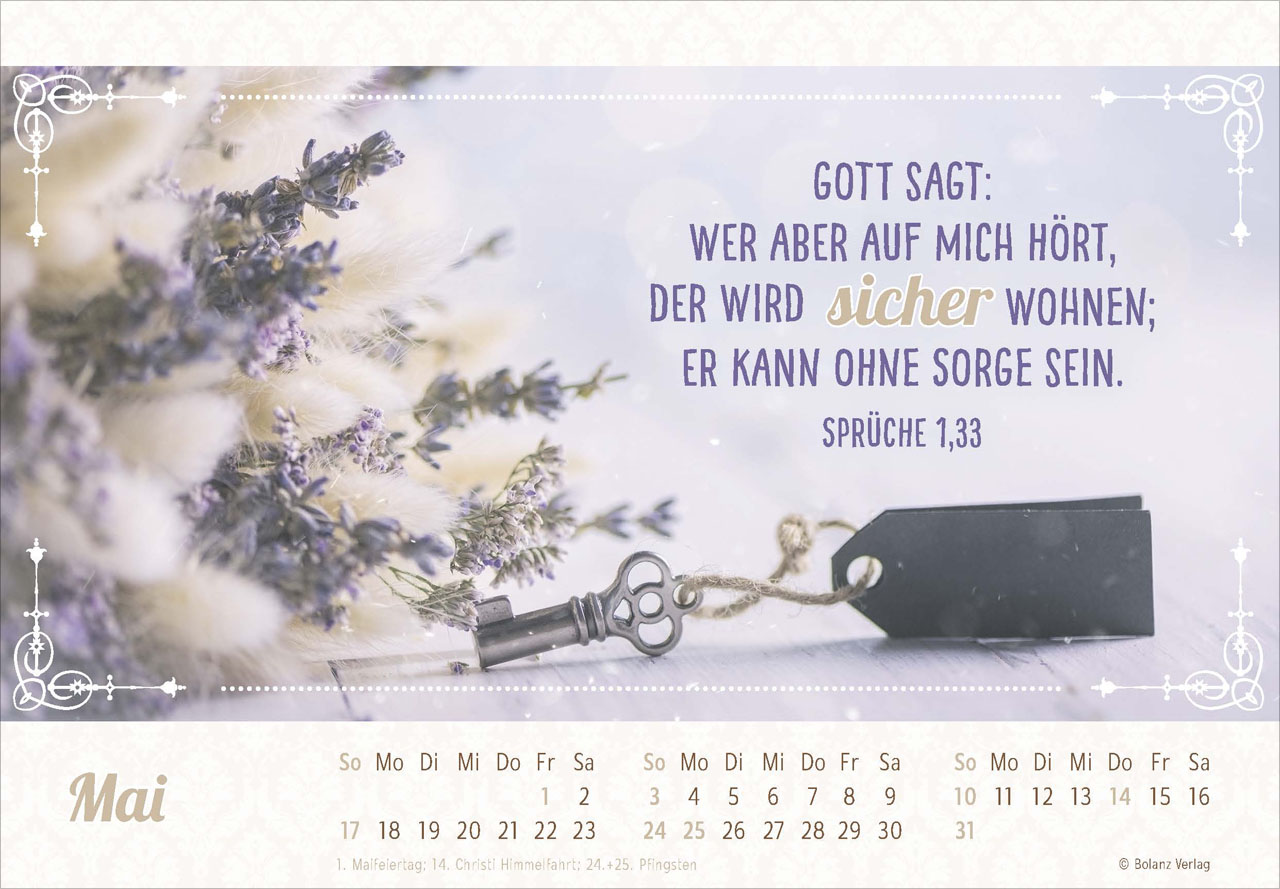 Herzliche Worte für Dich 2026 - Panoramakalender