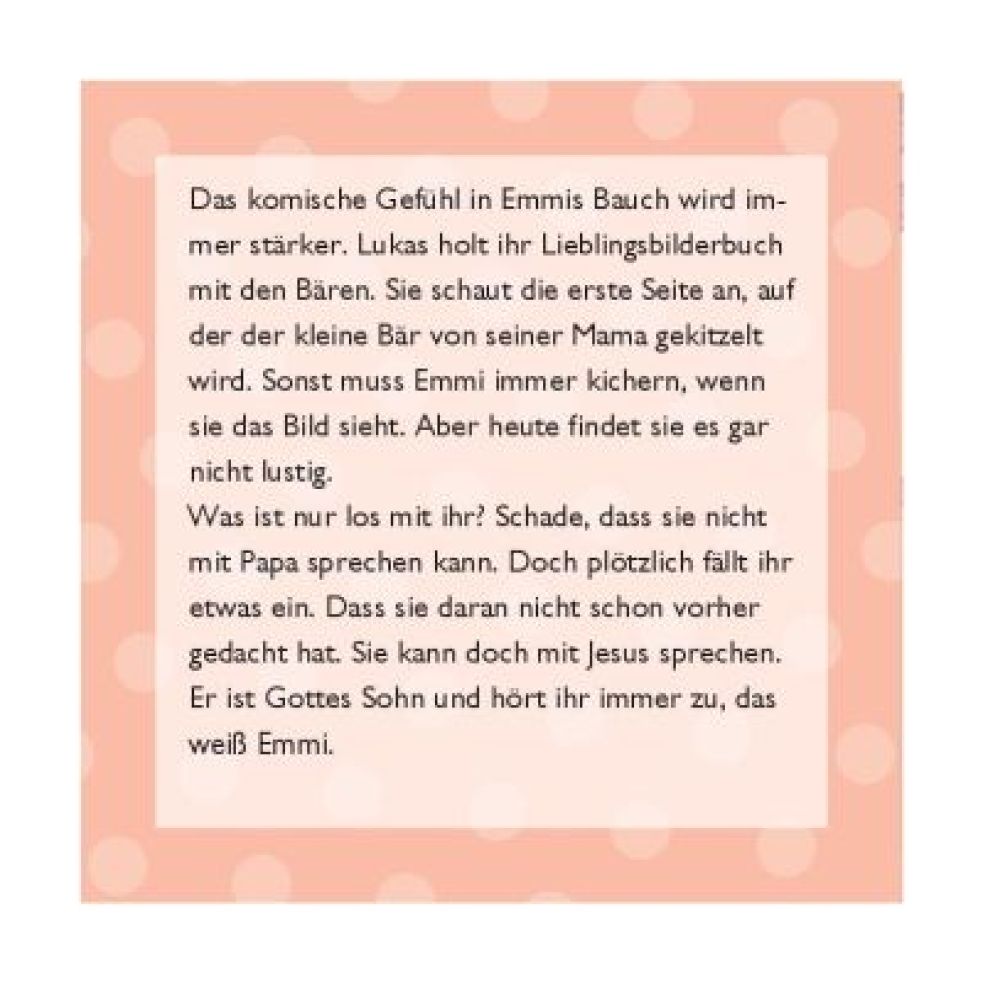 Hab keine Angst, Emmi - Minibuch (8) -  Autor: Bärbel Löffel-Schröder - Geheftet 2. Auflage (11,5 x 11,5 x 0,2 cm)