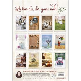 Ich bin da, dir ganz nah 2026 -  Autor: Doro Zachmann (30 x 44 cm)