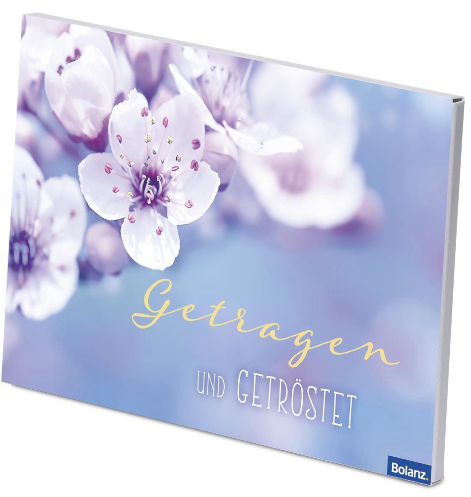 Postkartenbox Getröstet und getragen -  Anlass: Trost (15 x 11 cm)