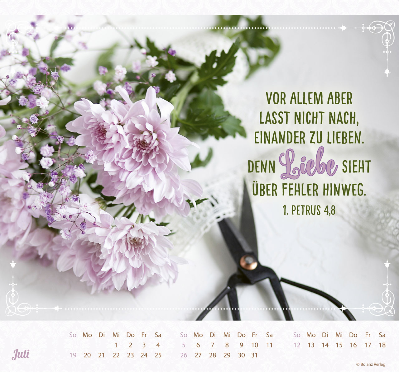 Am Anfang war das Wort 2024 - Wandkalender