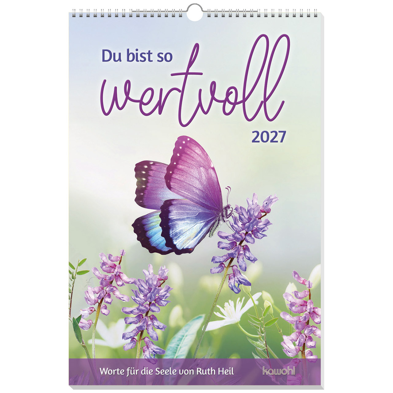 Du bist so wertvoll 2027 -  (30 x 44 x 0,1 cm)
