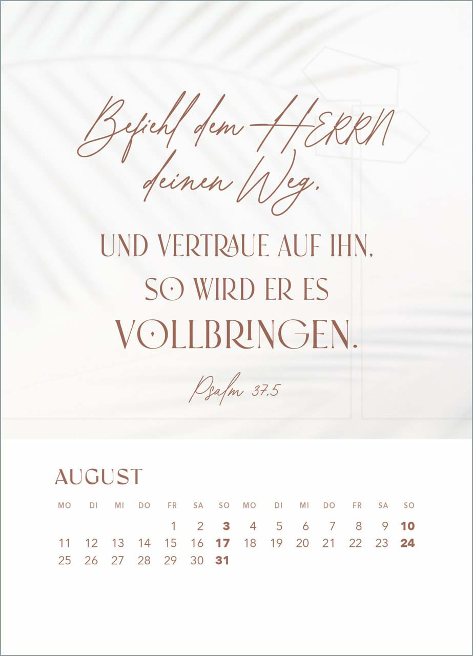Hoffnung für immer 2025 - Tischkalender mit Holzaufsteller Hoffnung für immer 2025 - Tischkalender mit Holzaufsteller