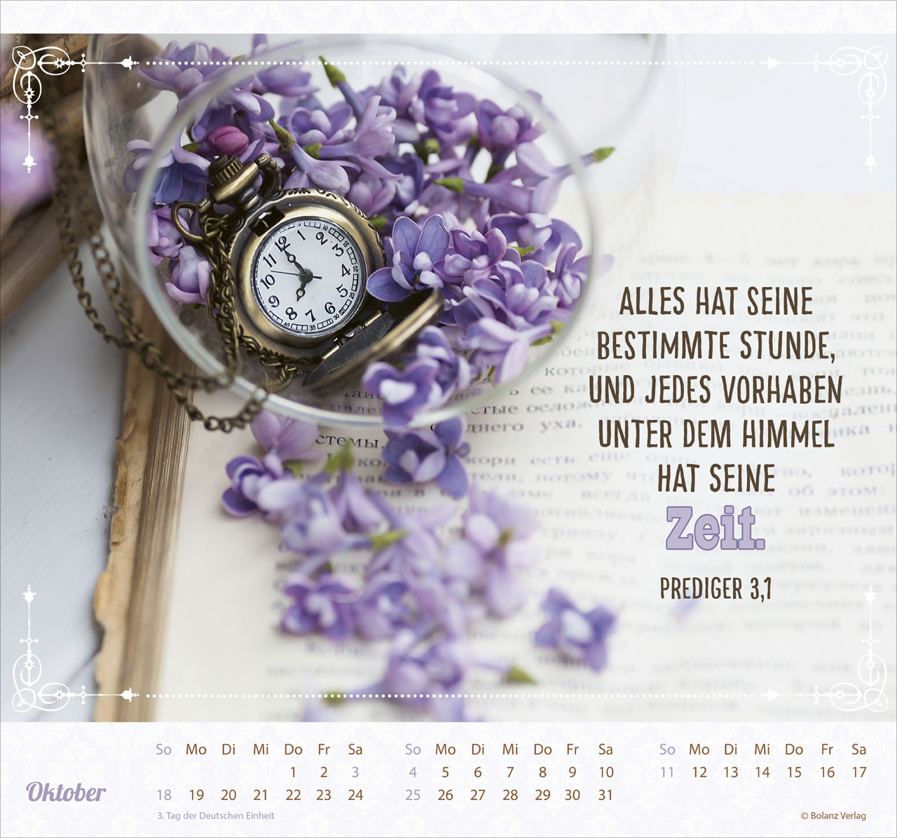 Am Anfang war das Wort 2024 - Wandkalender