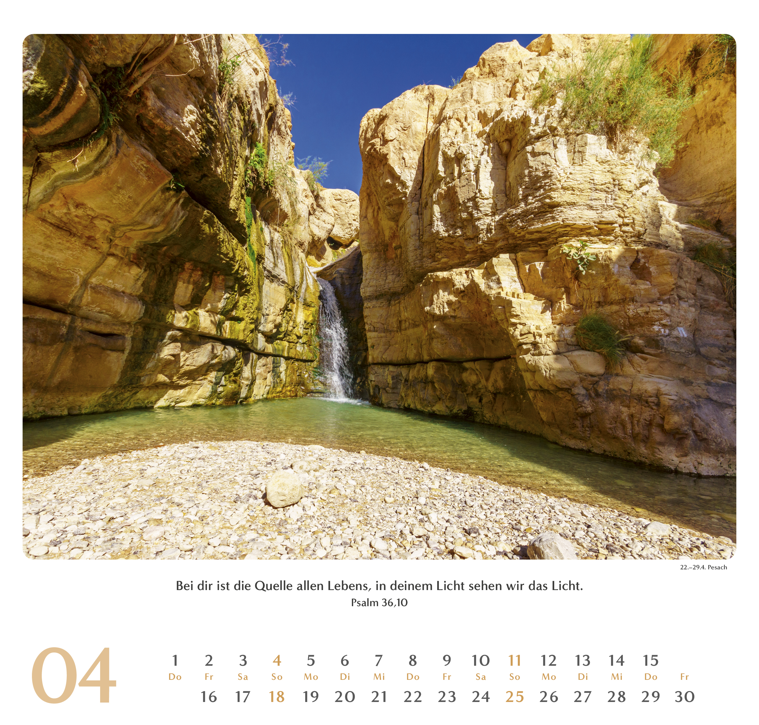Geliebtes Israel 2027 – Wandkalender