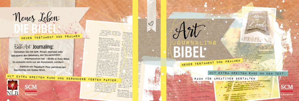 NLB Art Journaling Bibel Neues Testament und Psalmen -  - Hardcover 13. Auflage (17 x 24,1 x 3,5 cm)