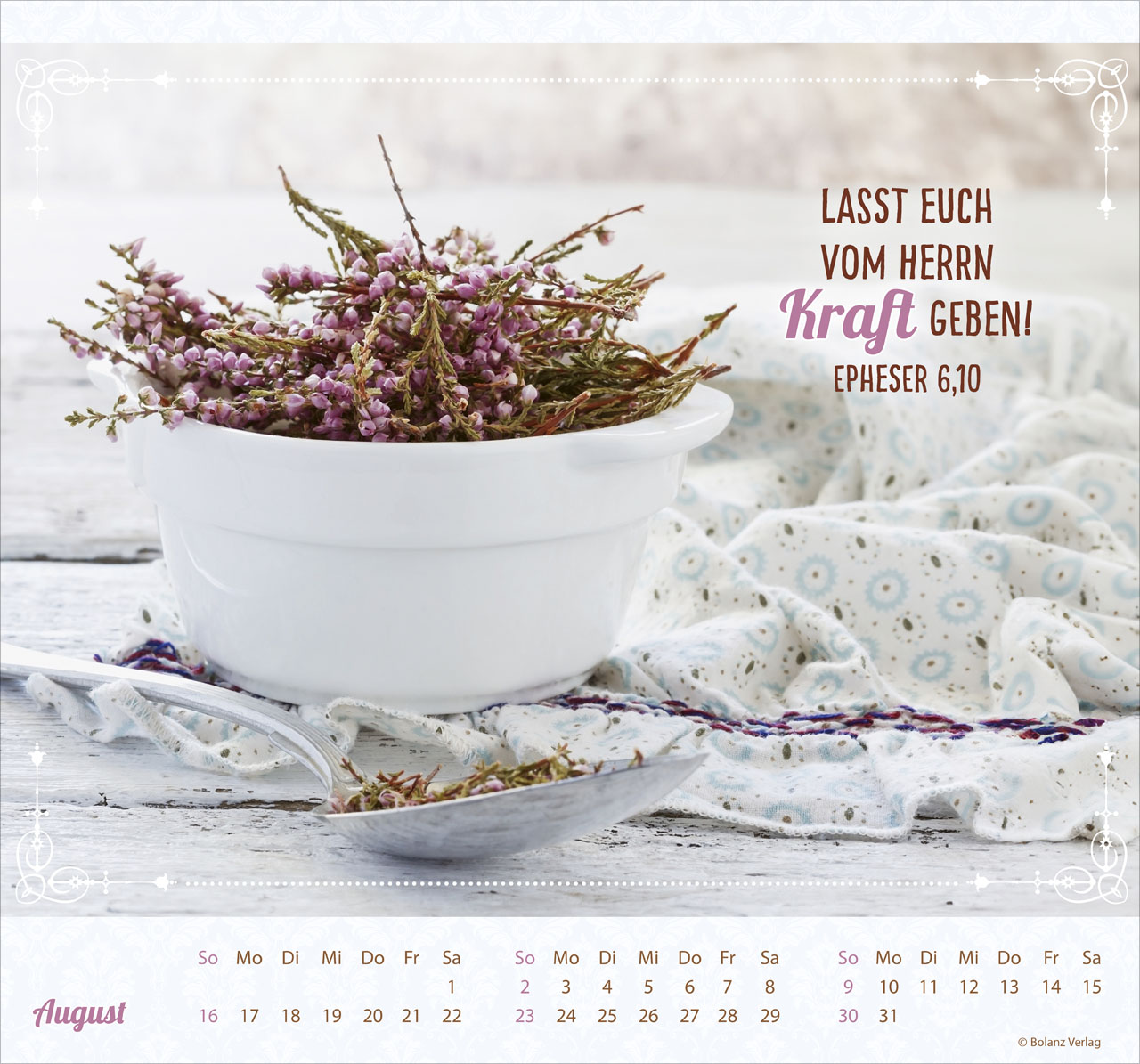 Am Anfang war das Wort 2024 - Wandkalender