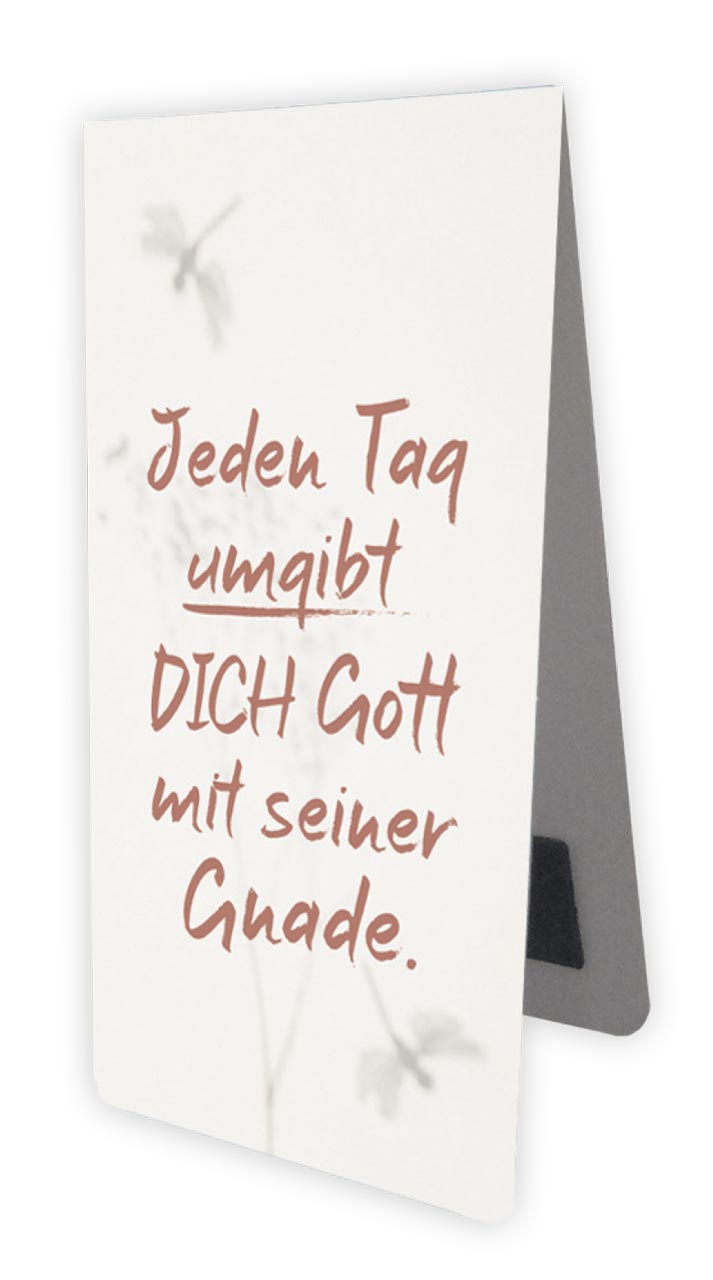 Magnetlesezeichen Gnade -  (4,5 x 9,5 cm)