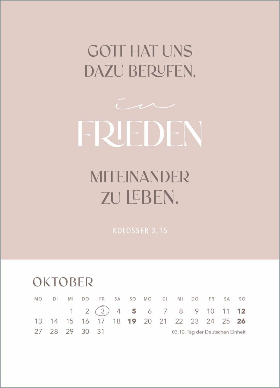 Hoffnung für immer 2025 - Tischkalender mit Holzaufsteller Hoffnung für immer 2025 - Tischkalender mit Holzaufsteller