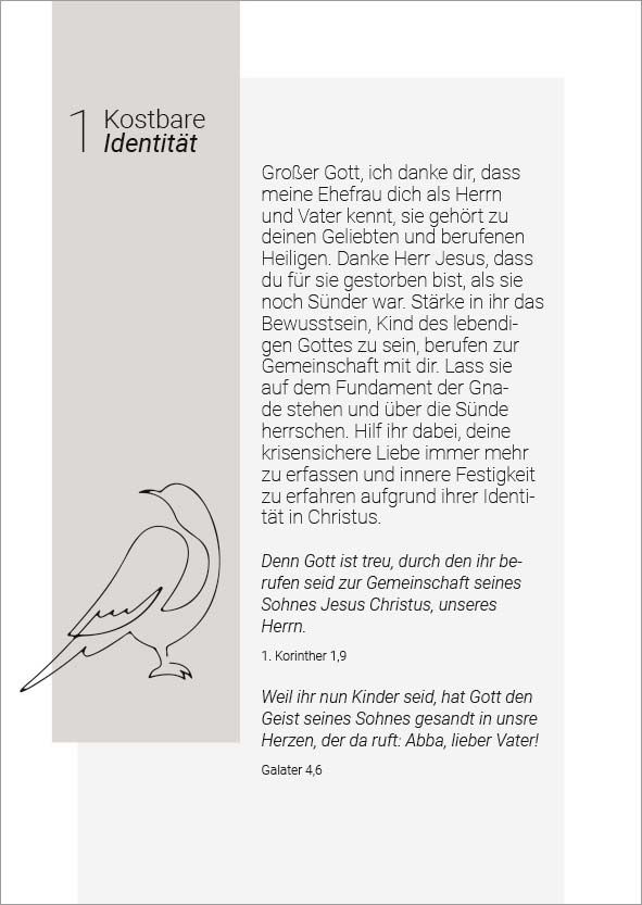 30 Starke Gebete für meine Ehefrau -  Anlass: Gebet Autor: Anna Scholdei (9 x 9 x 10 cm)