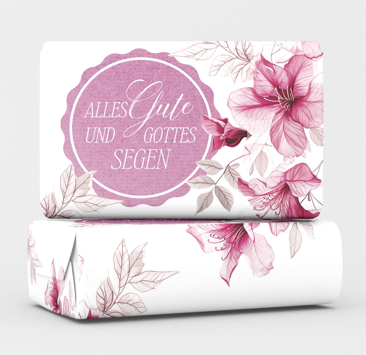 Schafmilchseife - Alles Gute -  (8,5 x 6 x 3 cm)