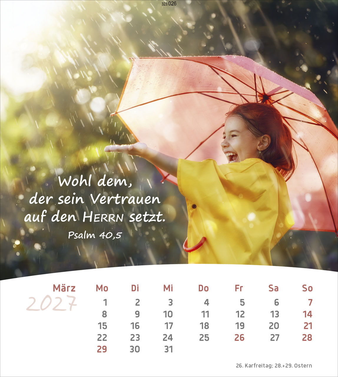 Leben für Dich 2027 – Verteilkalender