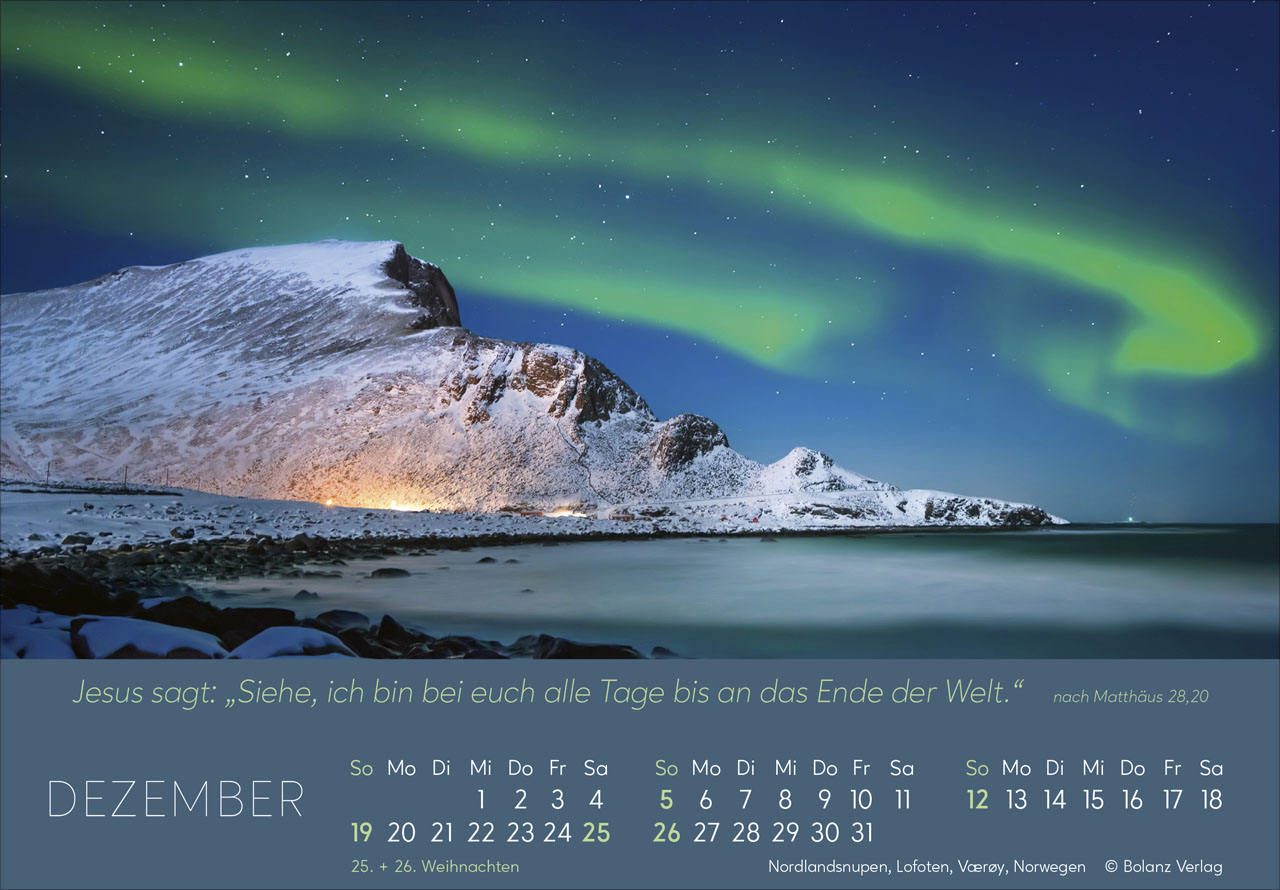 Ewigkeit in Herzen 2027 – Panoramakalender