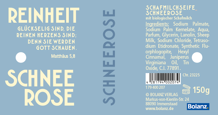 Schafmilchseife Reinheit | Schneerose