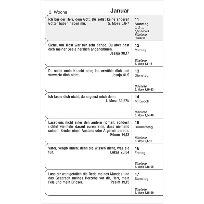 Gottes Wort für jeden Tag 2026 -  (9 x 15 cm)