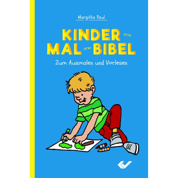 Kinder-Mal-Bibel: Zum Ausmalen und Vorlesen -  Autor: Margitta Paul - Kartoniert 19. Auflage (14,9 x 22,3 x 1,4 cm)