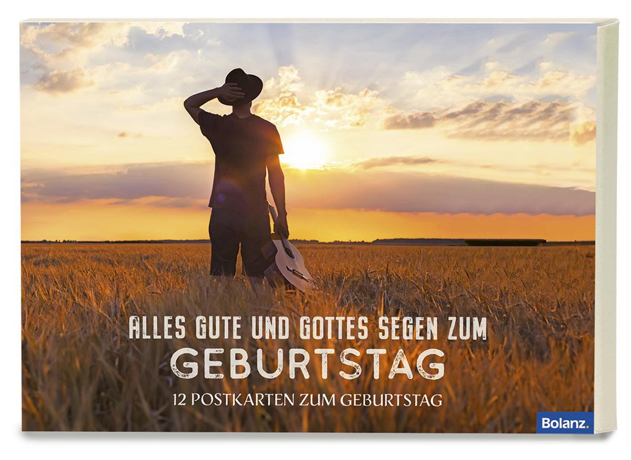 Postkartenbox Alles Gute und Gottes Segen zum Geburtstag -  Anlass: Geburtstag (15 x 11 cm)