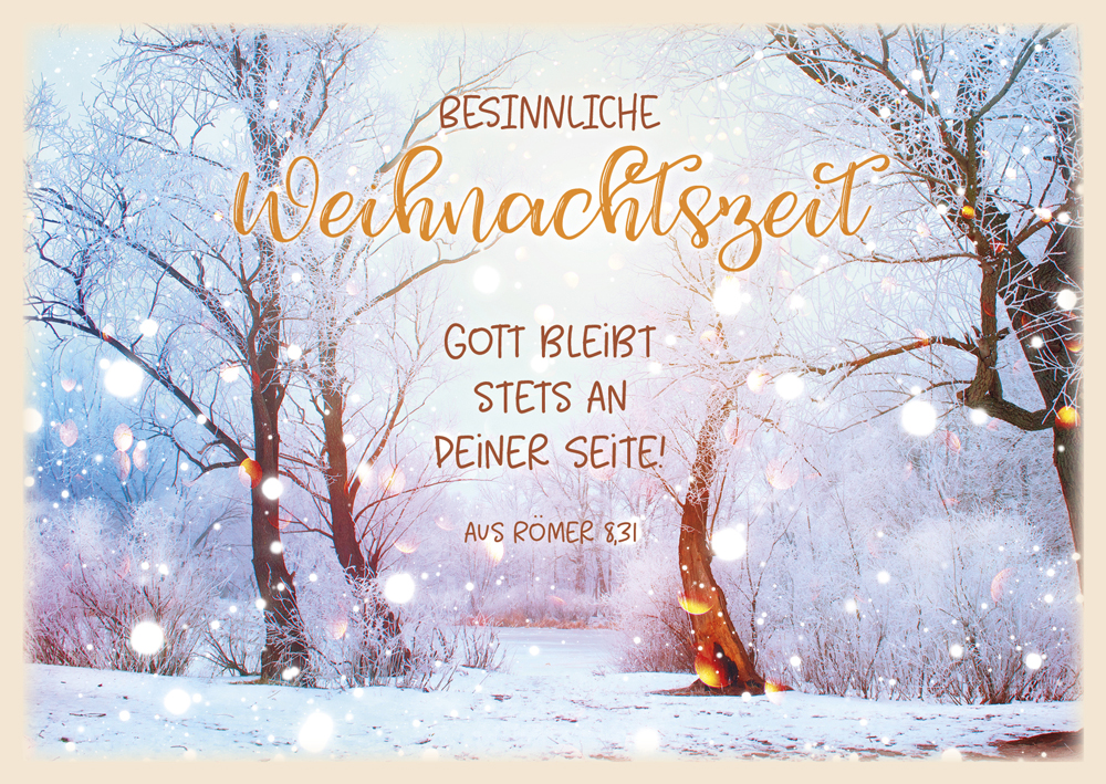 Postkartenbox Segenswünsche zum Fest -  Anlass: Weihnachten (15 x 11 cm)