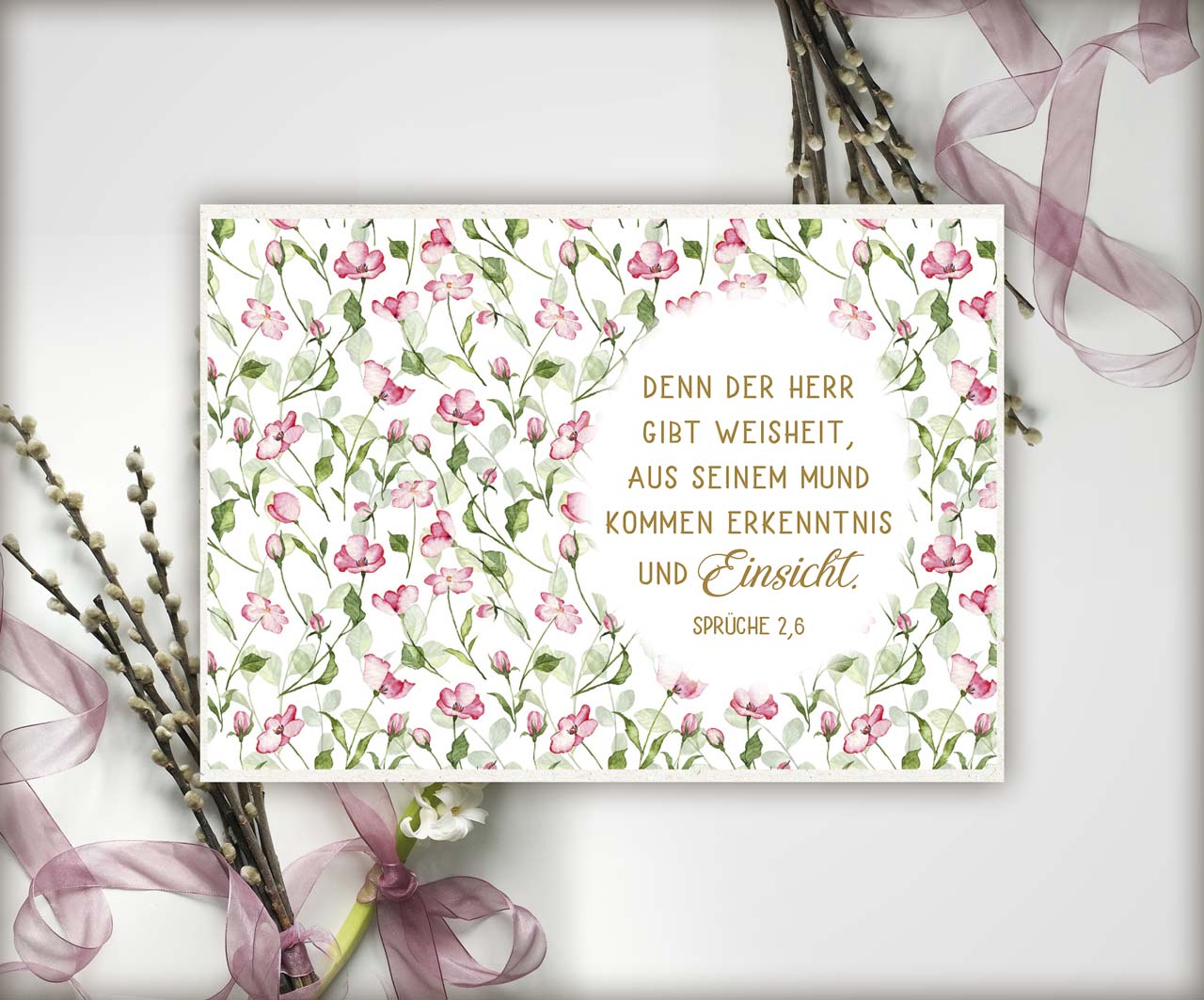 Postkarte Erkenntnis und Einsicht -  (14,8 x 10,5 cm)