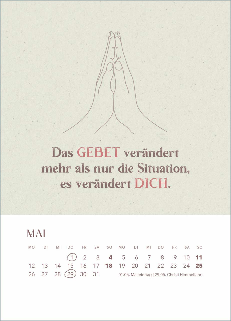 Hoffnung für immer 2025 - Tischkalender mit Holzaufsteller Hoffnung für immer 2025 - Tischkalender mit Holzaufsteller