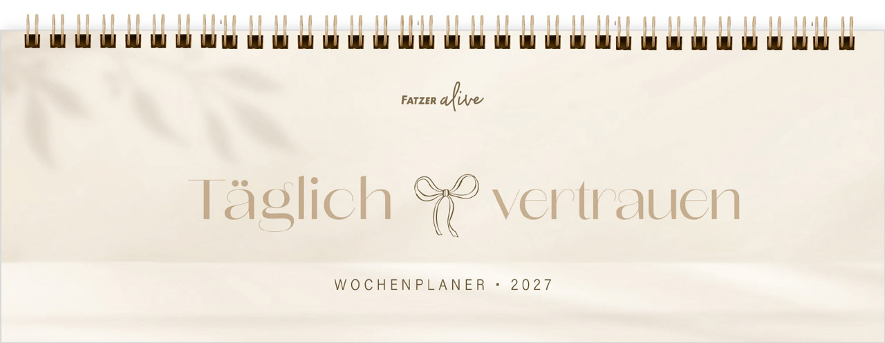 Täglich vertrauen 2027 – Wochenplaner