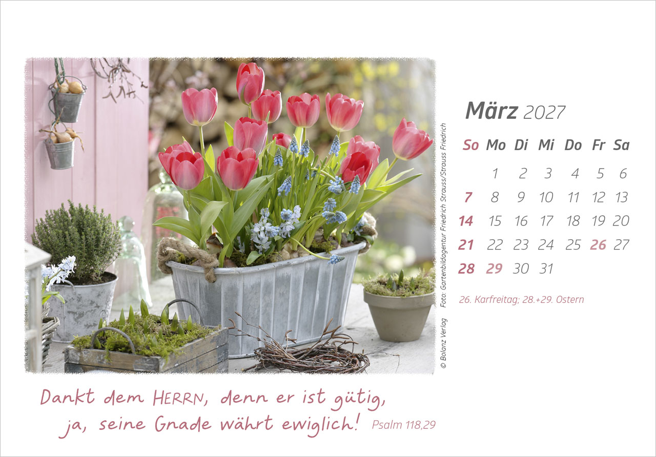 Die Güte Gottes preisen 2027 – Tischkalender