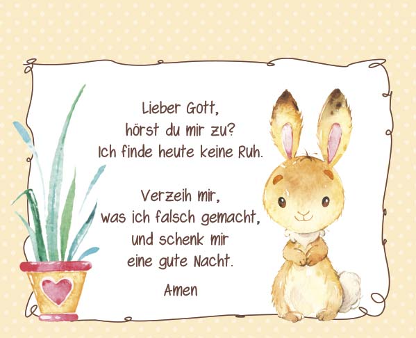 Postkartenaufstellbuch Kindergebete -  (14,8 x 12 cm)