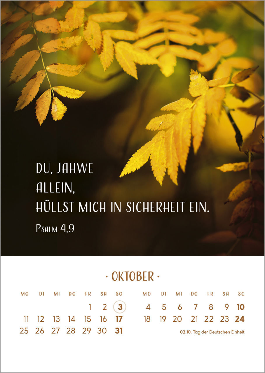 Zarte Blumengrüße 2027 – Tischkalender mit Holzaufsteller