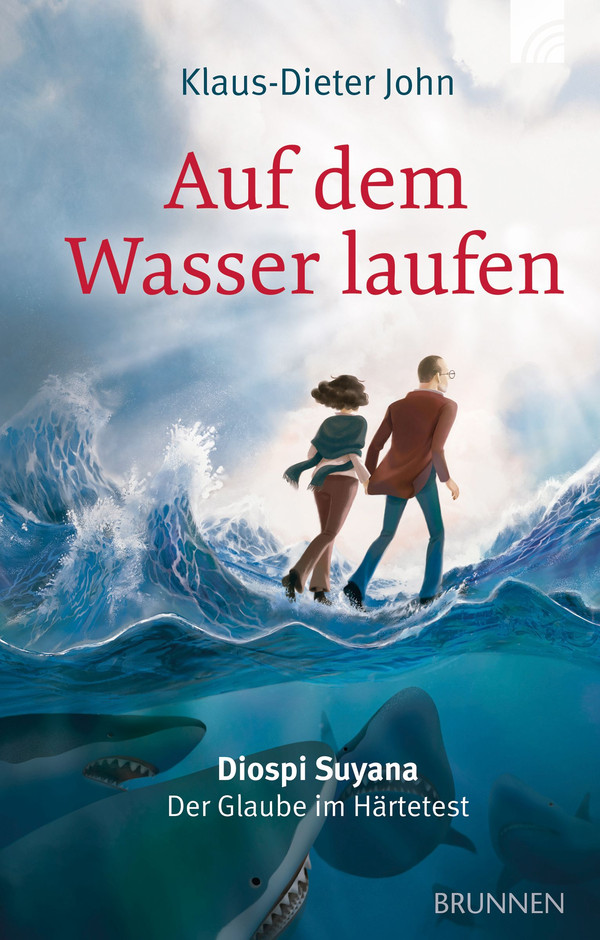 Auf dem Wasser laufen -  Autor: Klaus-Dieter John - Hardcover 4. Auflage (13,5 x 20,5 x 2,3 cm)