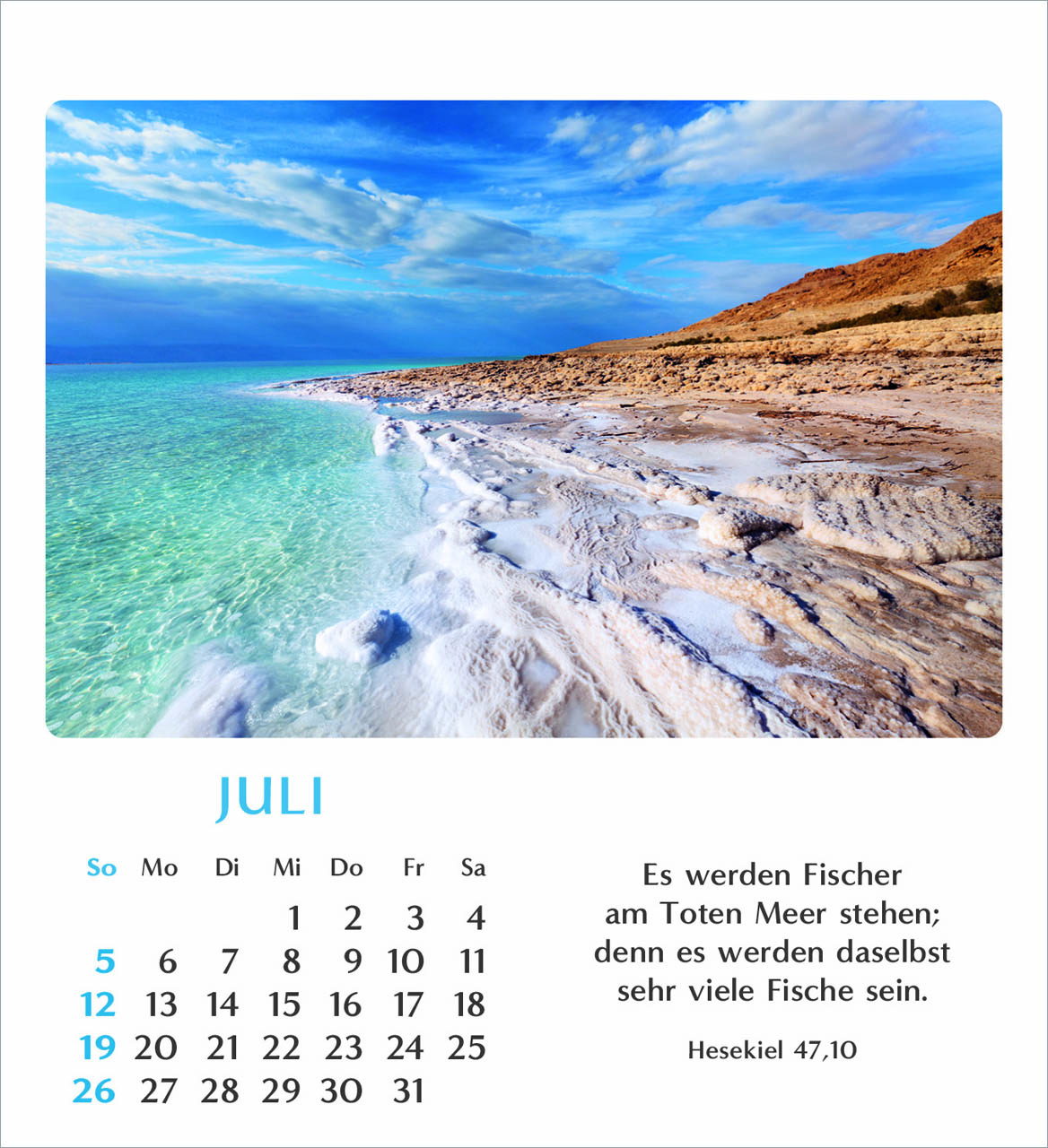 Geliebtes Israel Tischkalender 2026