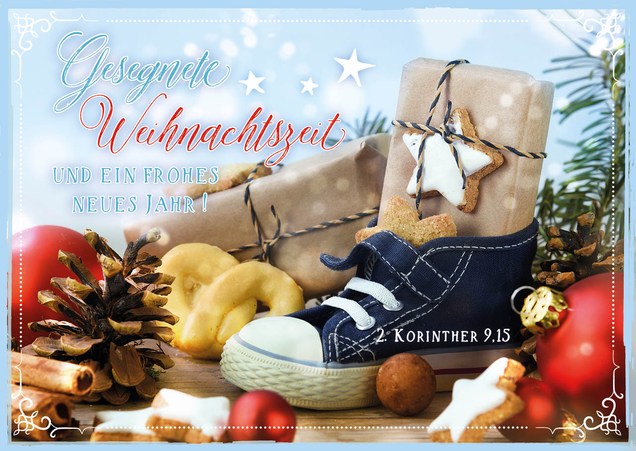 Postkartenbox Besinnliche Weihnachtzeit -  Anlass: Weihnachten (15 x 11 cm)