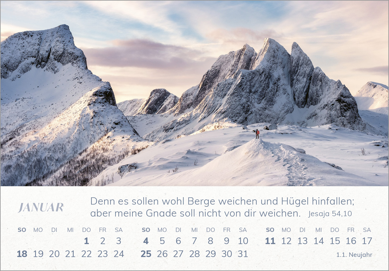 Mini Panorama Kalender 2026
