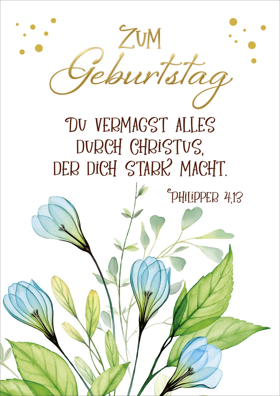 Postkarte Zum Geburtstag -  Anlass: Geburtstag (10,5 x 14,8 cm)