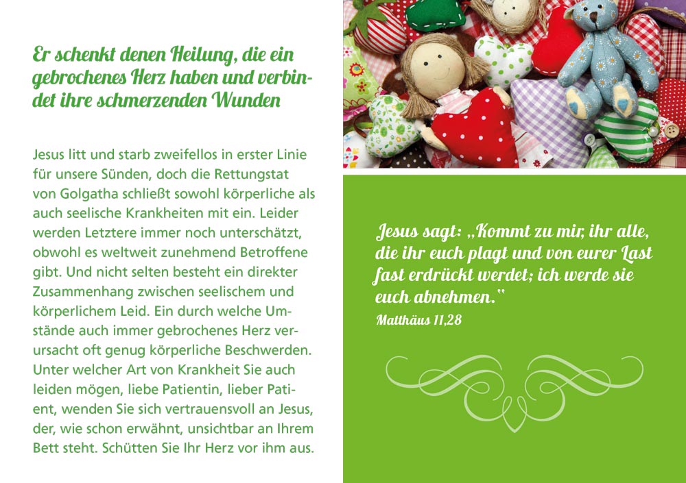 Grußheft Bei dir finde ich Zuflucht - Ein Krankengruß - Anlass: Krankheit Autor: Erich Remmers (10,5 x 14,8 cm) Grußheft Bei dir finde ich Zuflucht - Ein Krankengruß - Anlass: Krankheit Autor: Erich Remmers (10,5 x 14,8 cm)