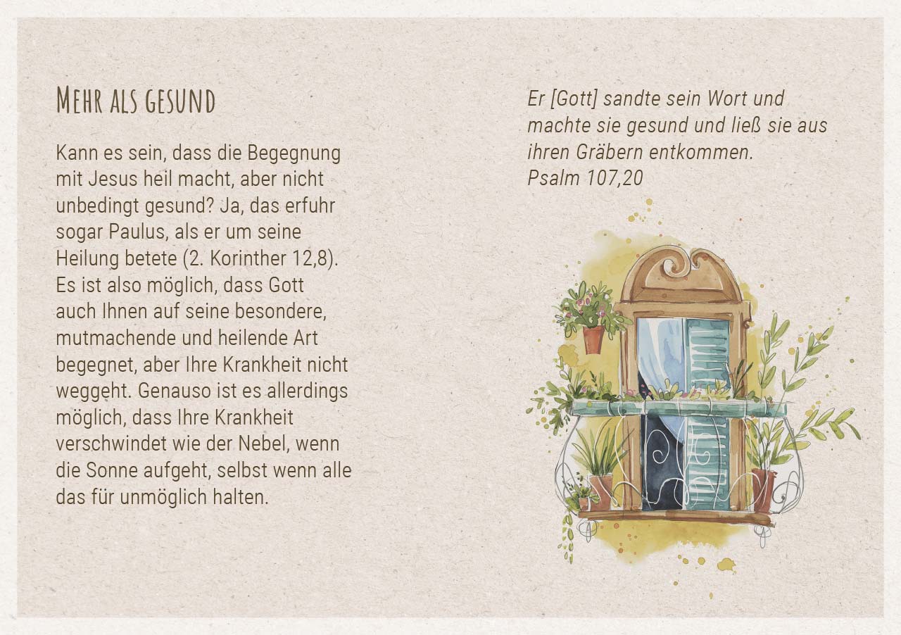 Grußheft - Gute Besserung für Dich -  Anlass: Krankheit Autor: Hauke Burgarth (10,5 x 14,8 cm)