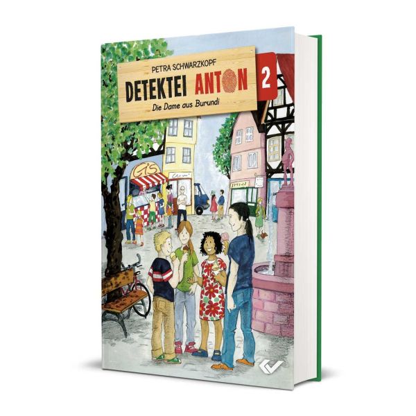 Detektei Anton: Die Dame aus Burundi (2) -  Autor: Petra Schwarzkopf - Hardcover 1. Auflage (13,5 x 20,5 x 1,4 cm)