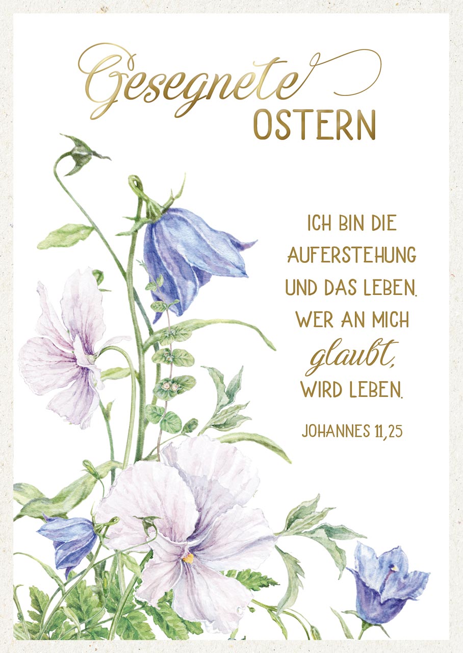 Postkarte Gesegnete Ostern -  Anlass: Ostern (10,5 x 14,8 cm)