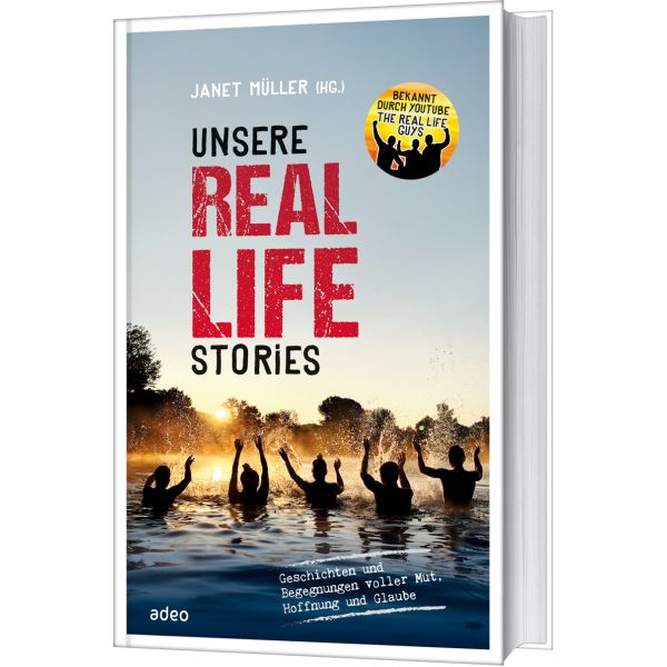 Unsere Real Life Stories -  Autor: Janet Müller (Hrsg.) - Hardcover 2. Auflage (13,5 x 21,5 x 1,7 cm)