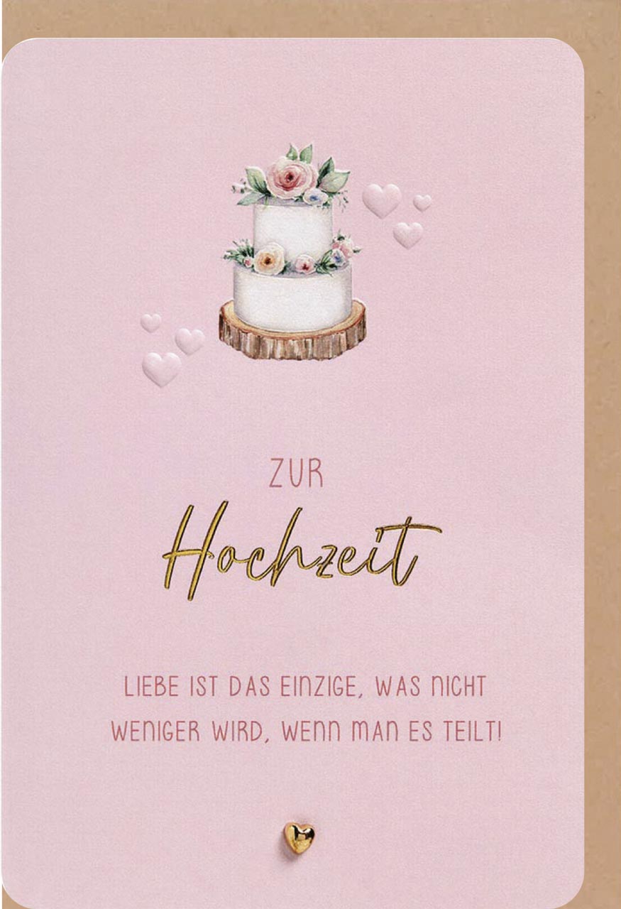 Faltkarte Zur Hochzeit