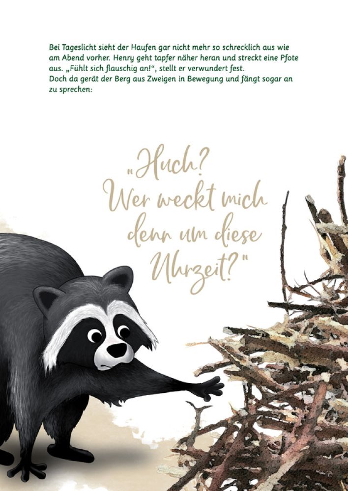 Vom kleinen Waschbären, der sich traute, mutig zu sein -  Autor: Kerstin Toepel - Hardcover 5. Auflage (21 x 29,7 x 0,2 cm)