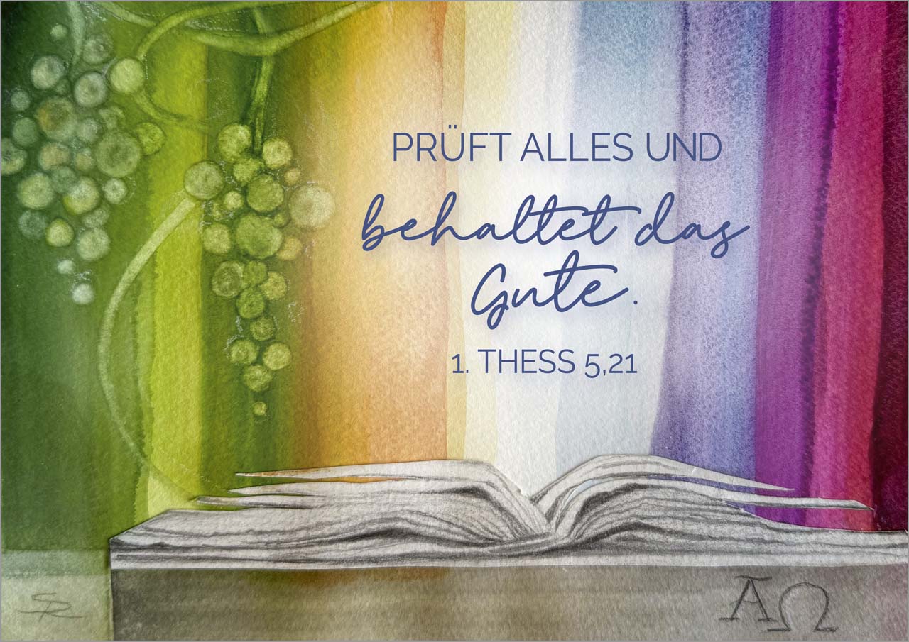 Poster Jahreslosung A4 Simone Riedel -  Anlass: Jahreslosung (A4)