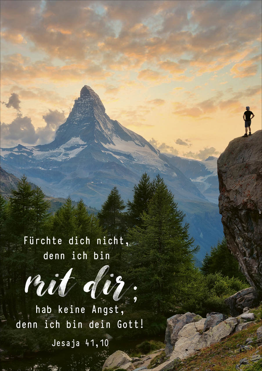 Poster Jahreslosung 2027 Berg A4