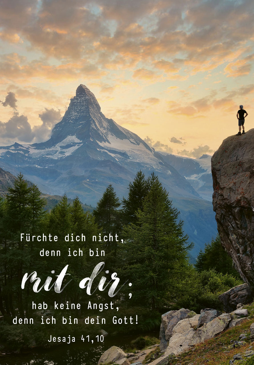 Poster Jahreslosung 2027 Berg A2